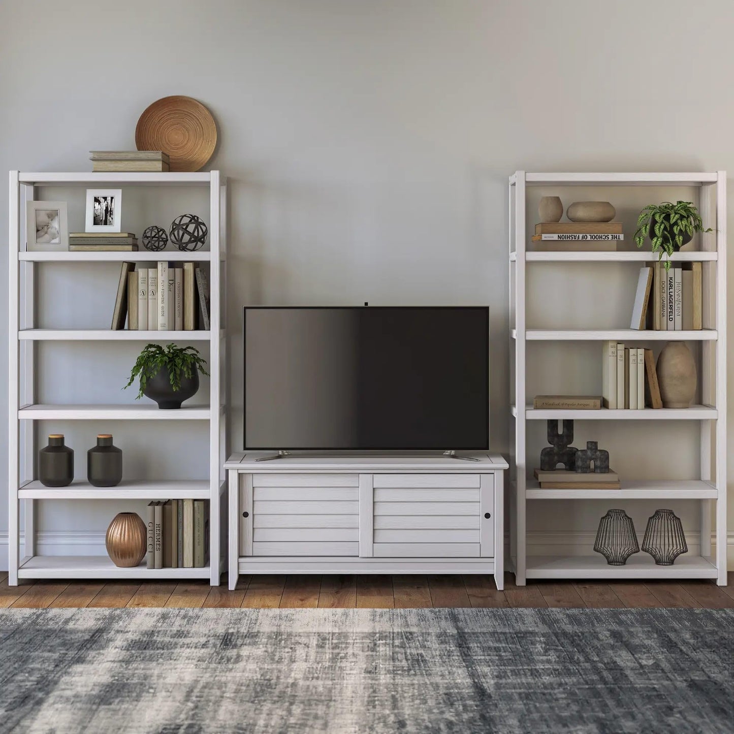 Grain Wood Furniture Greenport 72" Bookcase - Brushed Walnut