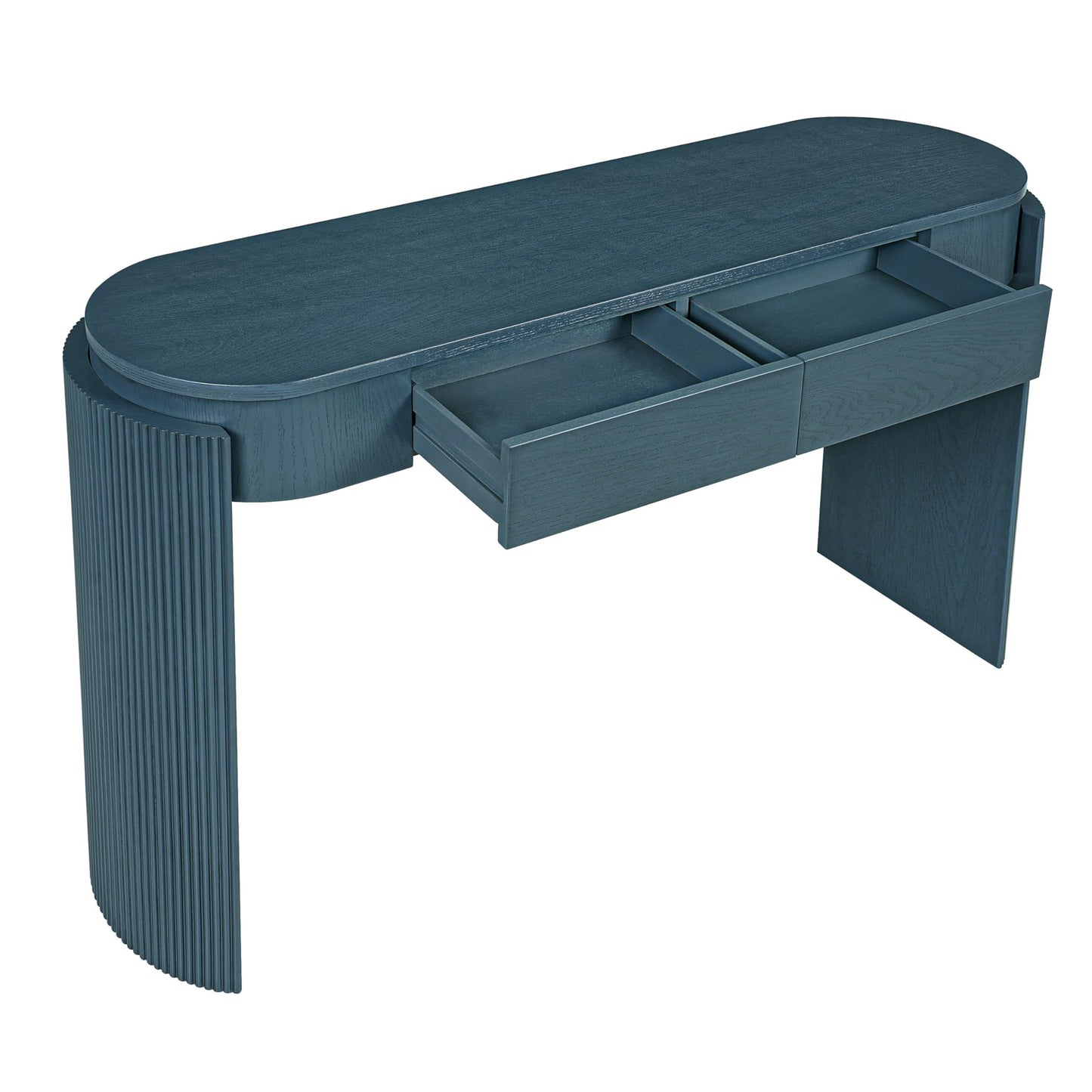 LKTART Solid Wood Console Table Sofa Tables with Drawers and Shelves Small Entryway Table for Living Room,Behind the Couch Table,Foyer(42" Espresso)