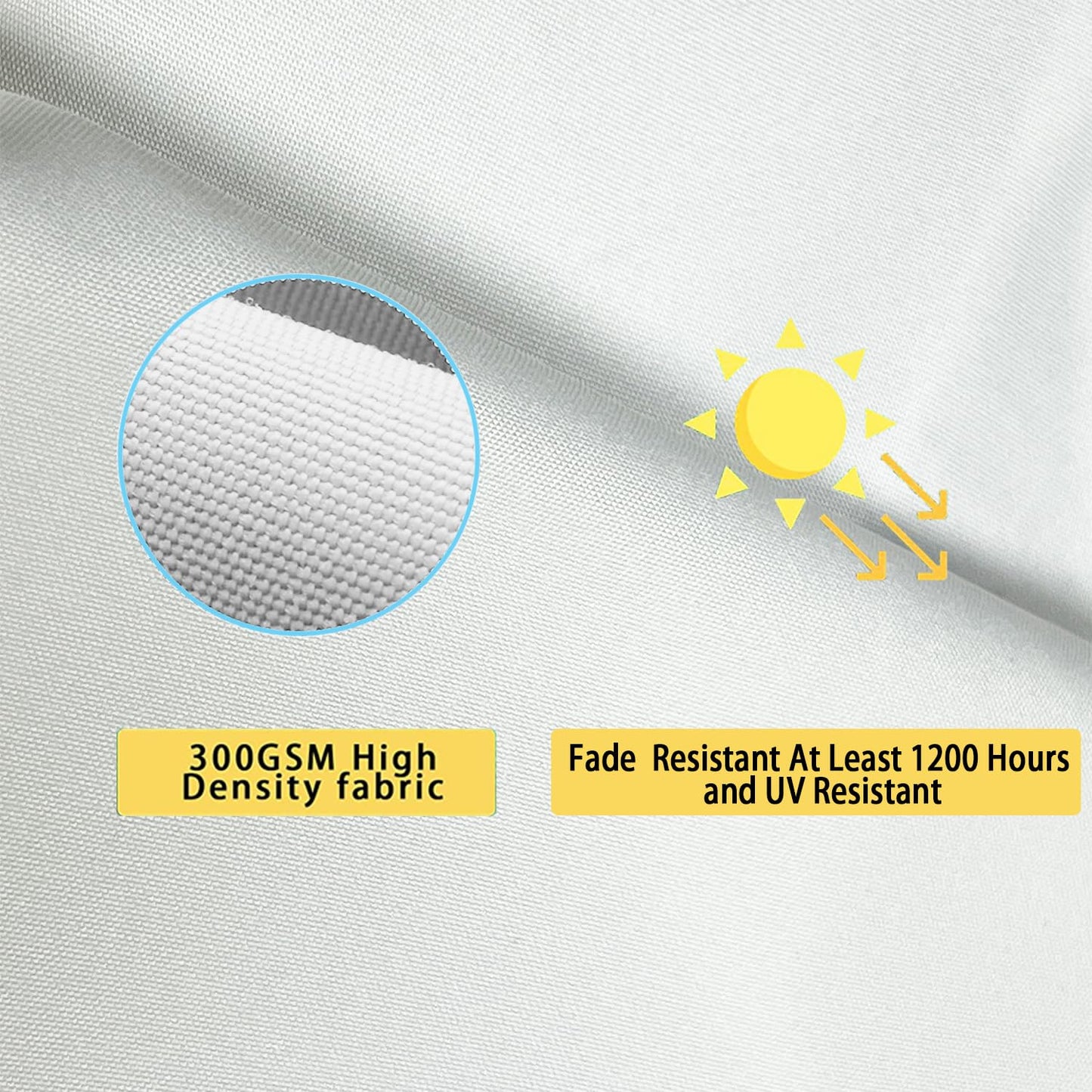 VAKADO Outdoor Patio Furniture Chair Cushion Replacement Covers Set of 4 Waterproof Decorative Cushion Cases Decor for Bench Garden Porch Couch Tent(Turquoise, 24"X24"X4")