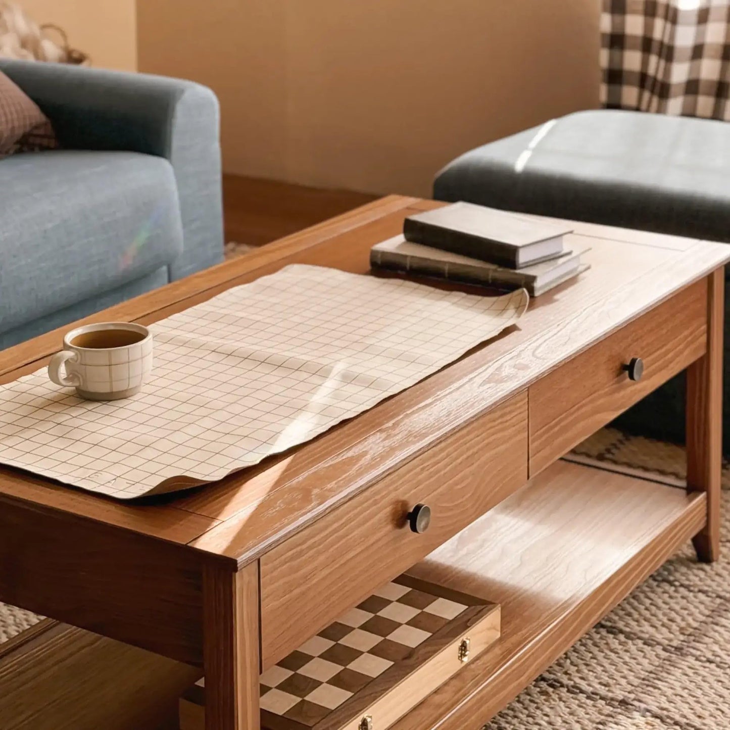 Grain Wood Furniture Greenport Coffee Table - Brushed Walnut
