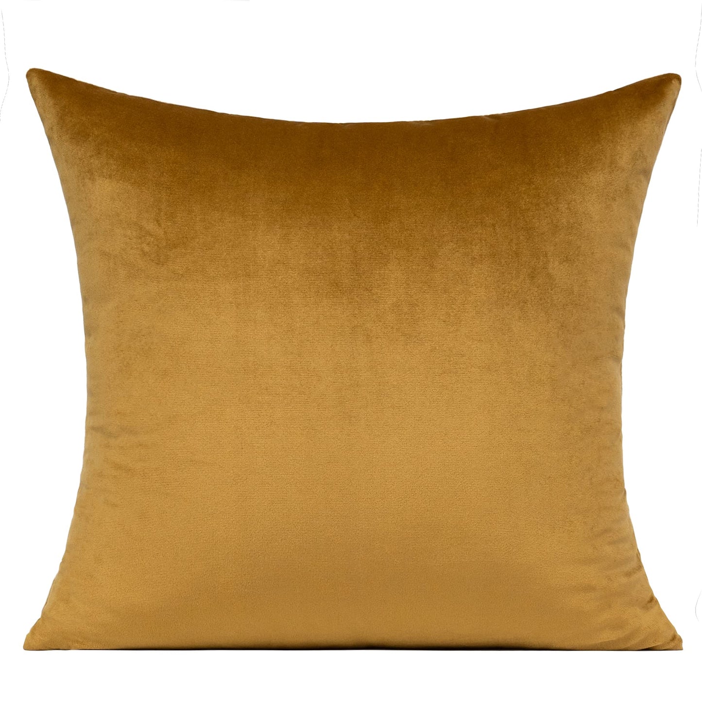 VAKADO Throw Pillow Covers 18x18 Set of 2 Emerald Green Velvet Decor Dark Forest Christmas Decorative Xmas Cushion Couch Euro Pillowcases Home Bed Decoration for Sofa Bedroom Office