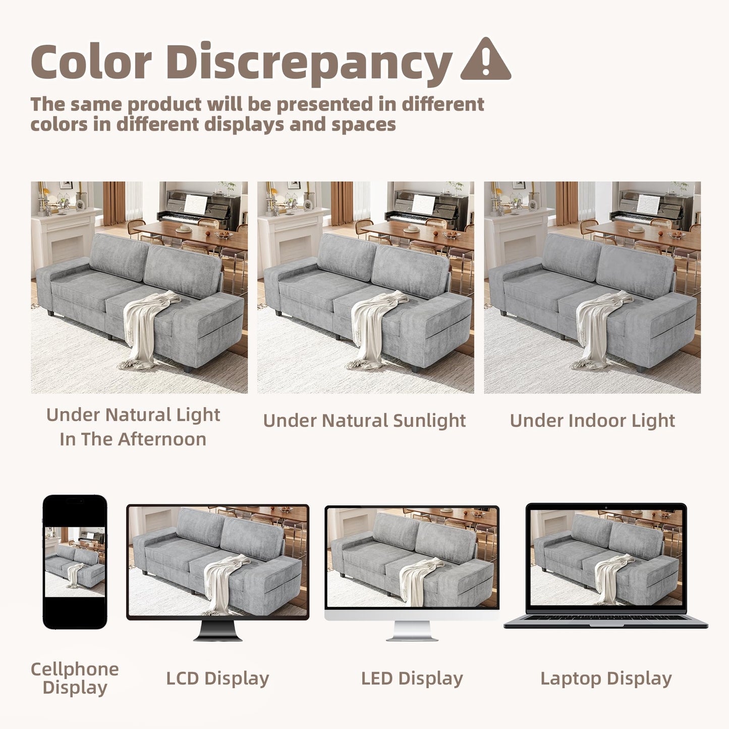 71" Loveseat Sofa for Living Room, Deep Seat Mid Century Modern Chenille Fabric 2 Love Seat Couch Love Seats for Small Space,Living Room,Studio,Apartment