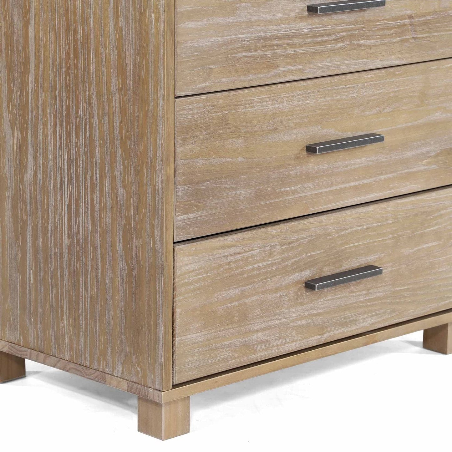 Grain Wood Furniture Loft 5-Drawer Chest, Solid Wood with Brushed White Finish