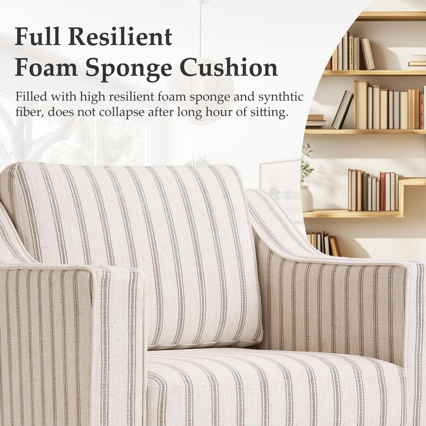 Swivel Accent Chairs Set of 2, 360° Swivel Upholstered Faux Leather Club Armchairs for Living Room, Comfy Single Sofa Reading Chair with Deep Seat, Metal Swivel Base, Coffee