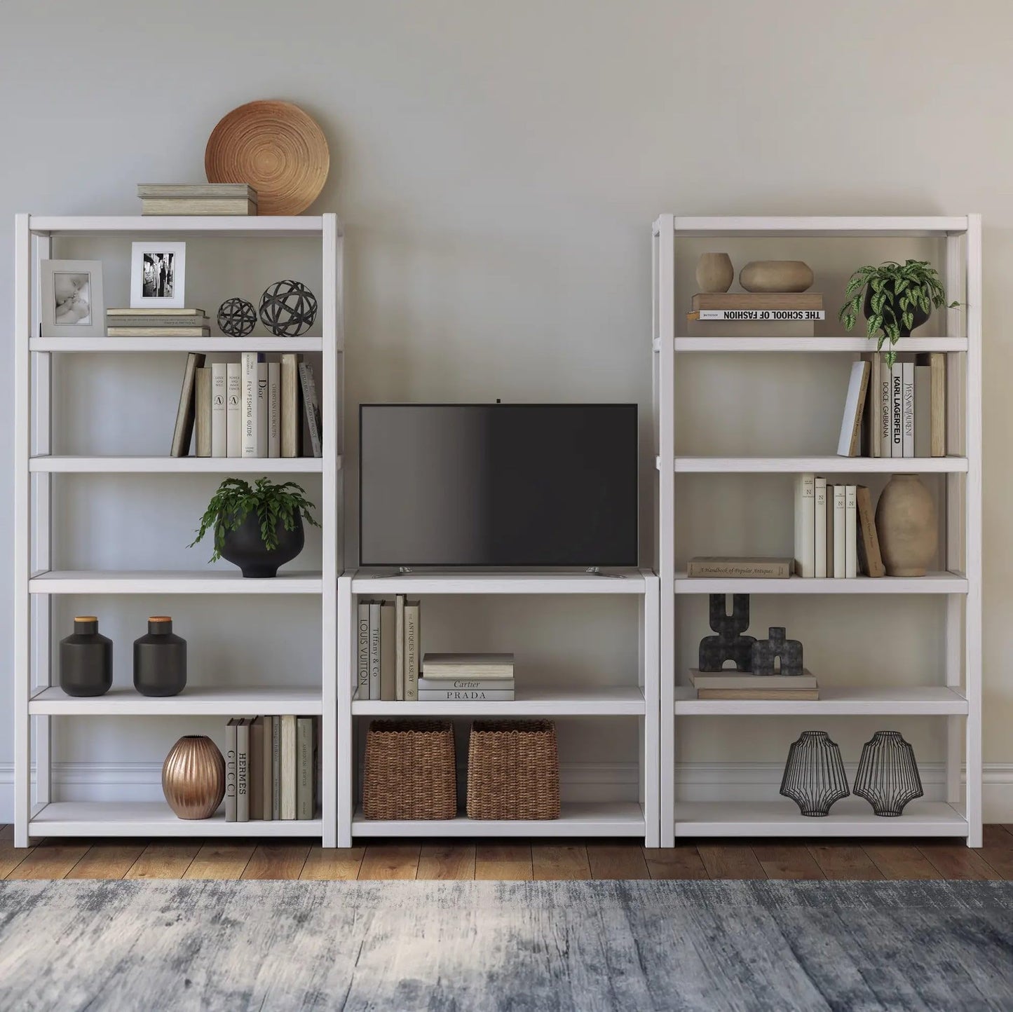 Grain Wood Furniture Greenport 30" Modular Bookcase - Brushed Walnut