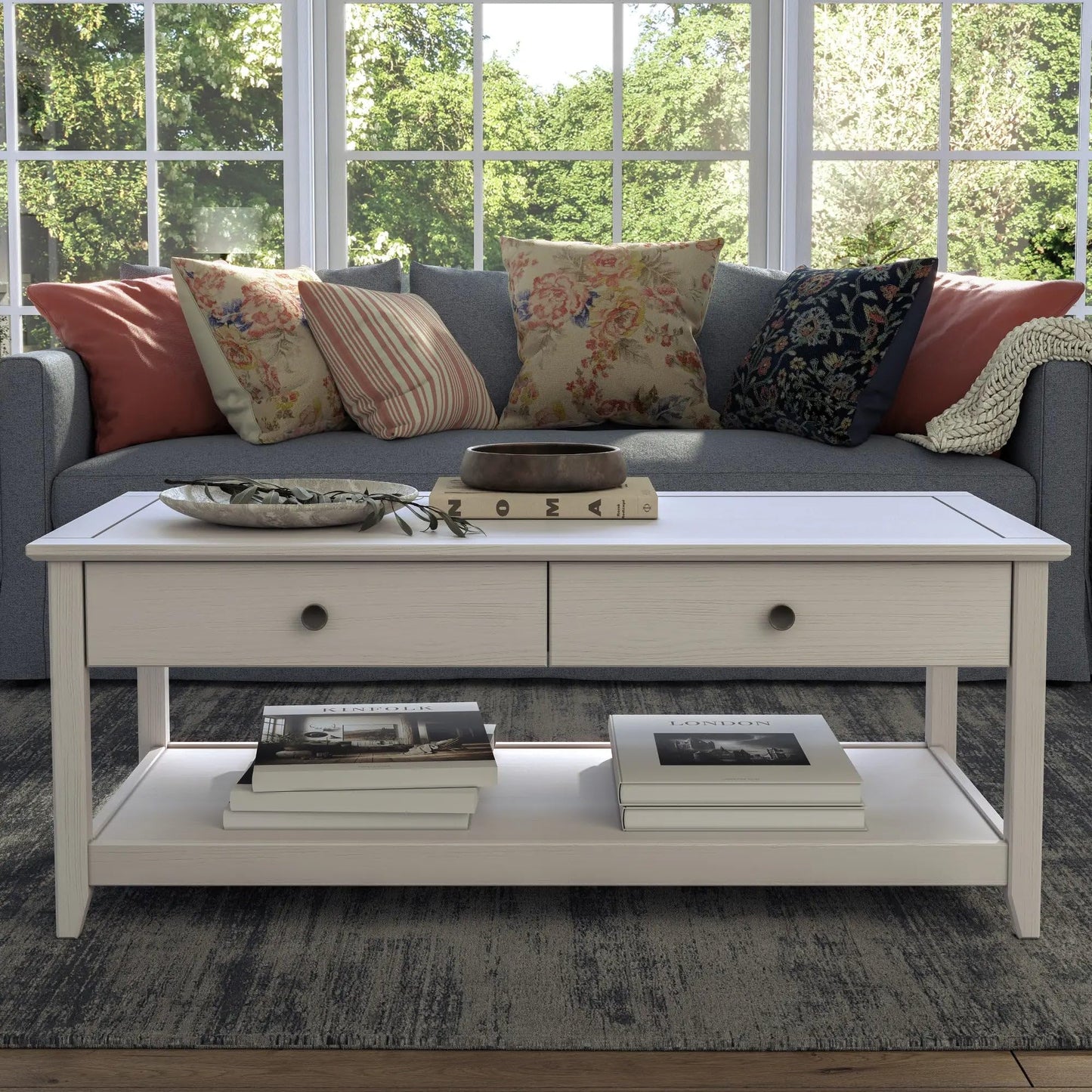 Grain Wood Furniture Greenport Coffee Table - Brushed Walnut
