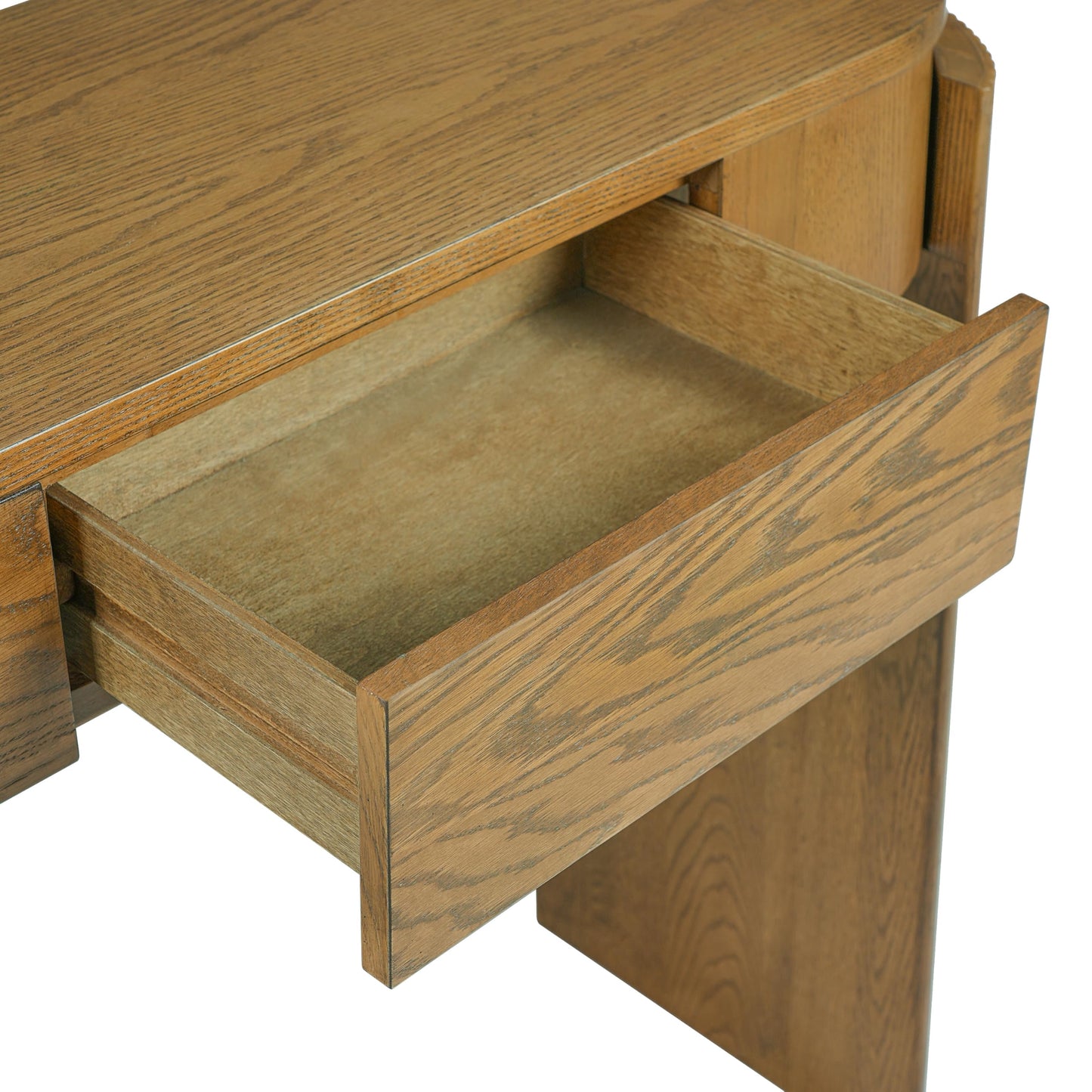 LKTART Solid Wood Console Table Sofa Tables with Drawers and Shelves Small Entryway Table for Living Room,Behind the Couch Table,Foyer(42" Espresso)