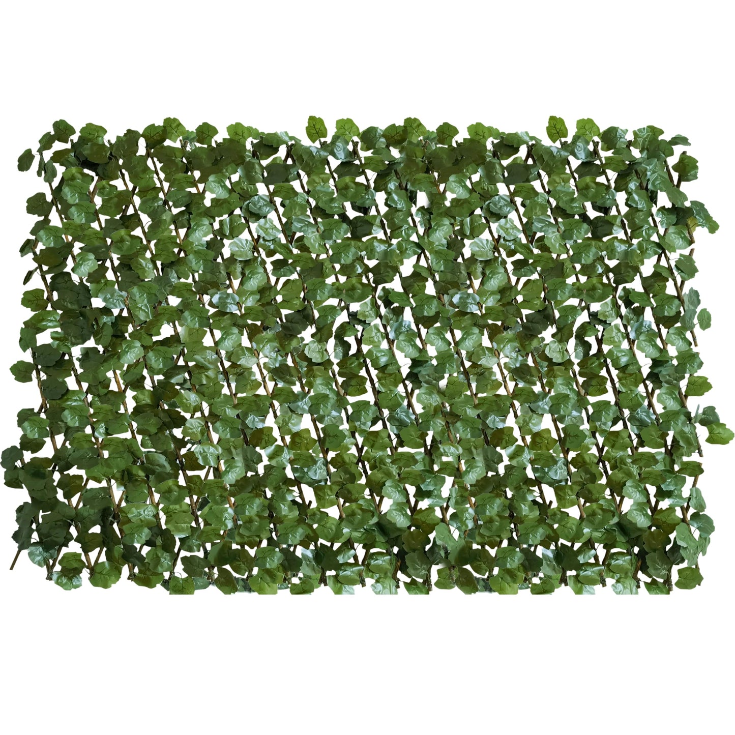 Expandable Fence Privacy Screen for Balcony Patio, 32" W Faux Gardenia Leaves Fencing Panel